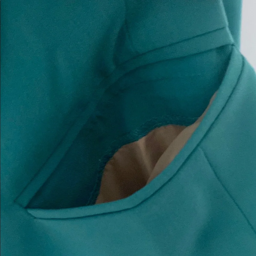 Teal Blazer Tailored 3/4 Sleeve - Picture 5 of 8
